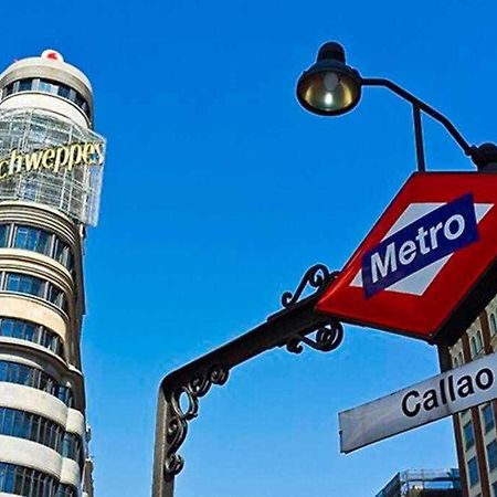 Apartamento Sotano En Gran Via Madrid Esterno foto